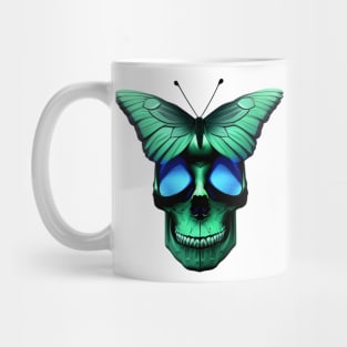 butterfly skull Mug